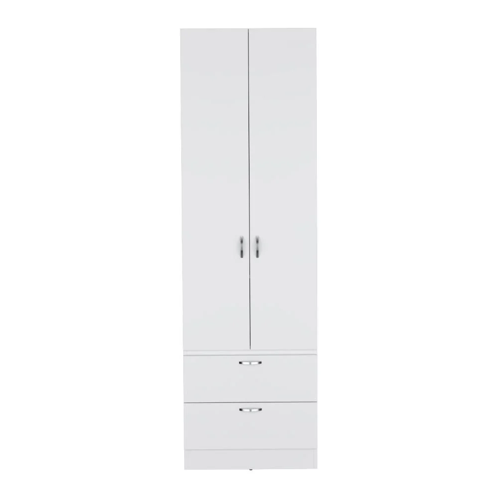 CLOSET AGATA, BLANCO, CON DOS PUERTAS Y DOS CAJONES ZF - Image 4