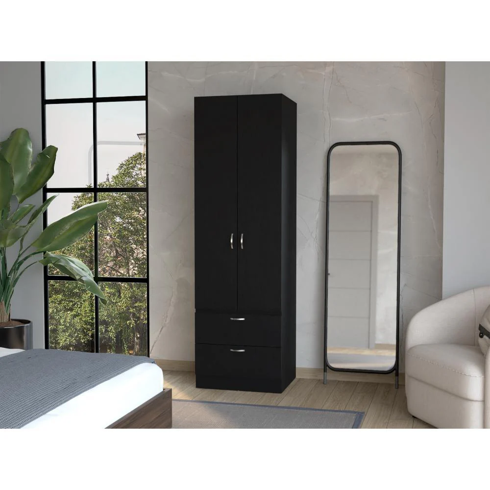 CLOSET AGATA, WENGUE, CON DOS PUERTAS Y DOS CAJONES ZF - Image 2