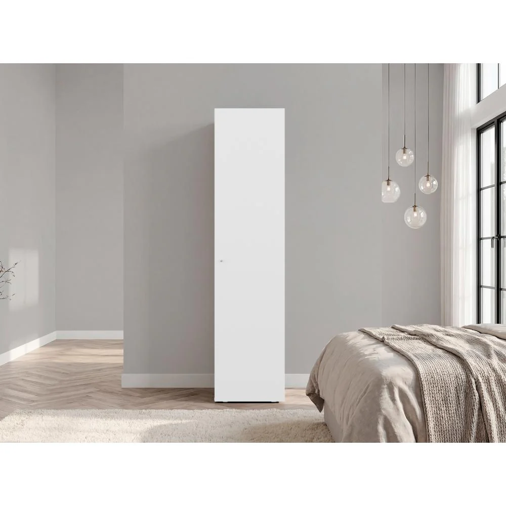 Closet Alma, Kronos Blanco, Diseño moderno con entrepaños y puerta ZF - Image 5