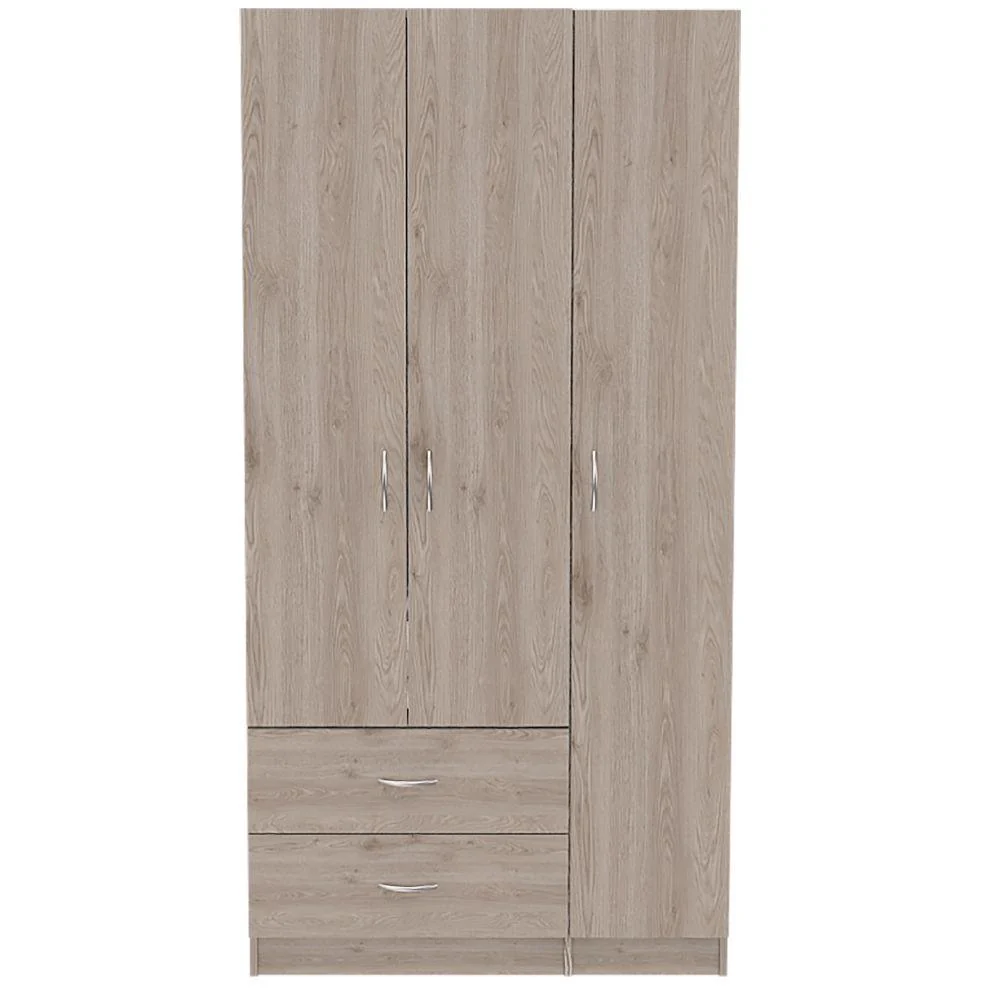 CLOSET AMÉRICA, HUMO, CON DOS CAJONES Y AMPLIOS ESPACIOS PARA GUARDAR ROPA    ZF - Image 6