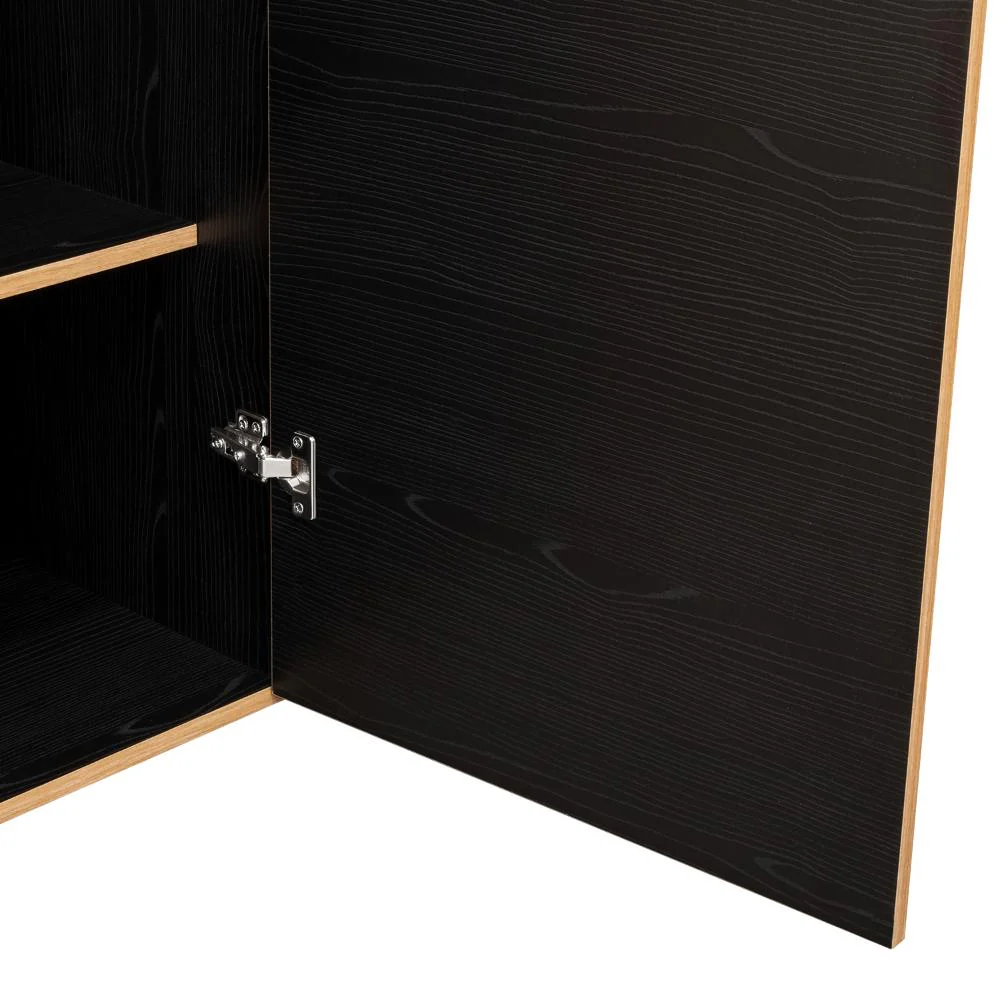 CLOSET BARILOCHE BOMBAY ECO, FRESNO EUROPEO Y WENGUE , CON VARIEDAD DE ENTREPAÑOS Y CUATRO PUERTAS ABATIBLES - Image 11