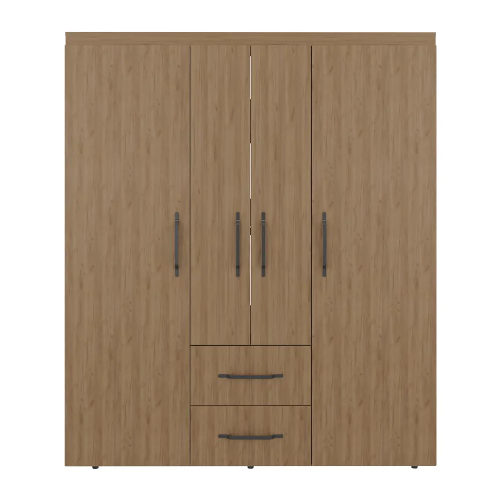 Closet Bariloche Eco, Kronos Fresno, Moderno con Variedad De Entrepaños, cuatro puertas y dos cajones ZF - Image 3