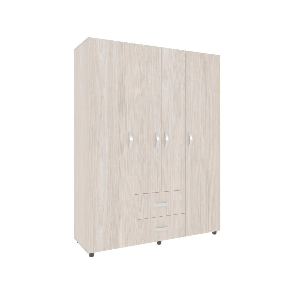 CLOSET BARIN 150, NEVADO Y BLANCO, CON DOS CAJONES ORGANIZADORES MULTIUSOS - Image 5