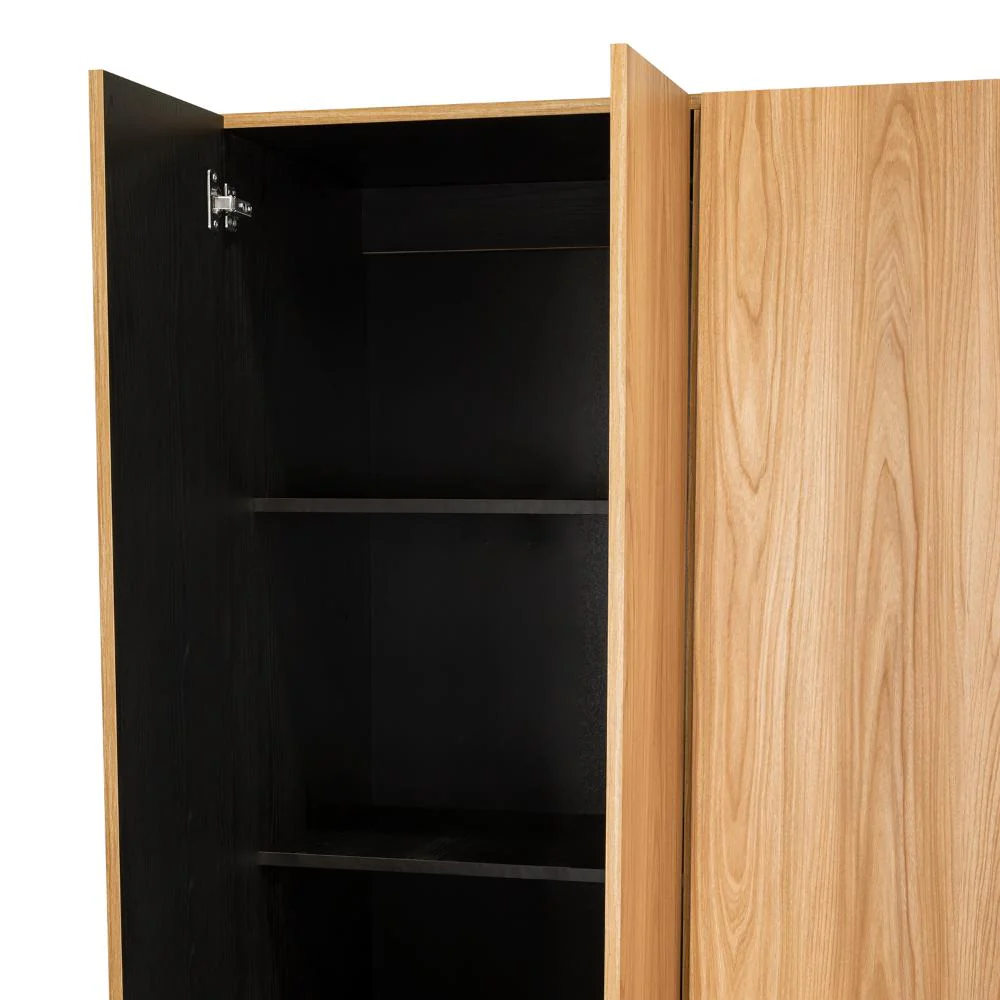 CLOSET BARIN 120, FRESNO EUROPEO Y WENGUE, CON CAJONES DE GRAN CAPACIDAD PARA SU ALMACENAMIENTO - Image 12