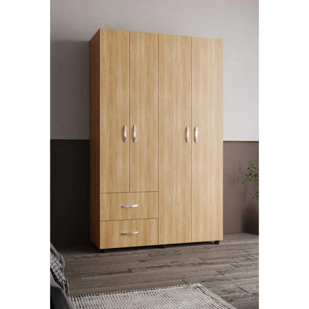 CLOSET BARIN 120, FRESNO EUROPEO Y WENGUE, CON CAJONES DE GRAN CAPACIDAD PARA SU ALMACENAMIENTO - Image 3