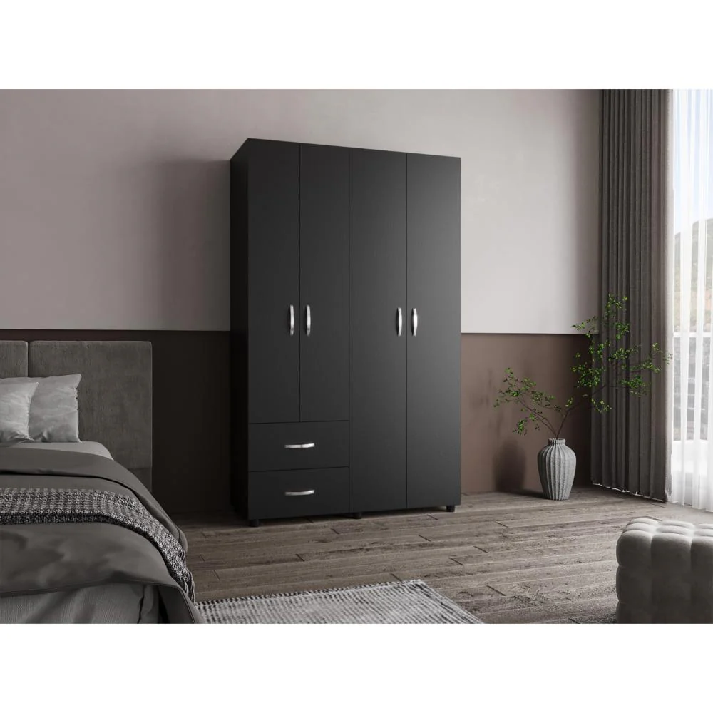 CLOSET BARIN 120, WENGUE, CON CAJONES DE GRAN CAPACIDAD PARA SU ALMACENAMIENTO - Image 5