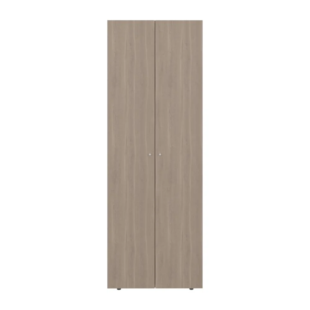 CLOSET BEICO, BARDOLINO Y BLANCO DUQUEZA, CON DOS PUERTAS ABATIBLES Y UN TUBO CROMADO - Image 6