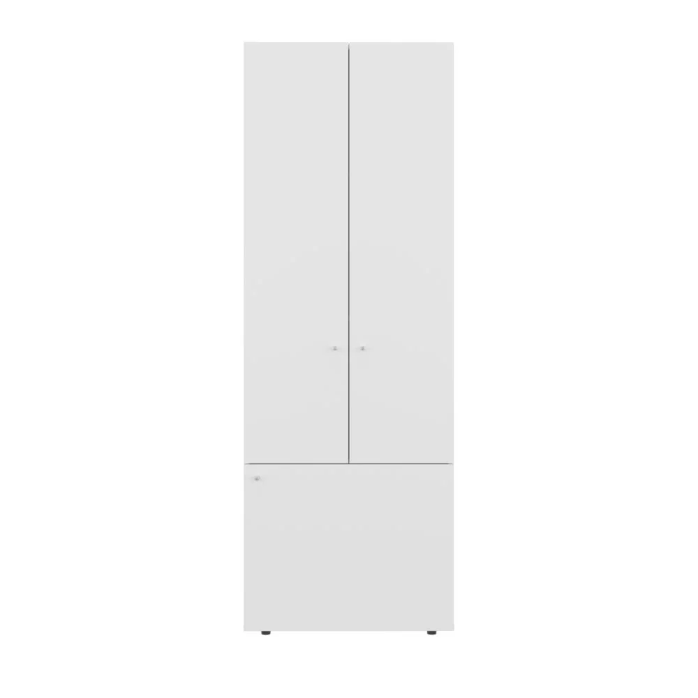 CLOSET BEICO II, BLANCO DUQUEZA, CON TRES PUERTAS ABATIBLES Y CUATRO ENTREPAÑOS ZF - Image 6