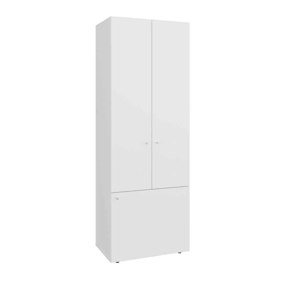 CLOSET BEICO II, BLANCO DUQUEZA, CON TRES PUERTAS ABATIBLES Y CUATRO ENTREPAÑOS - Image 5