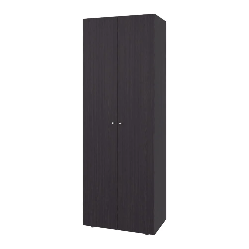 CLOSET BEICO, WENGUE, CON DOS PUERTAS ABATIBLES Y UN TUBO CROMADO ZF - Image 3