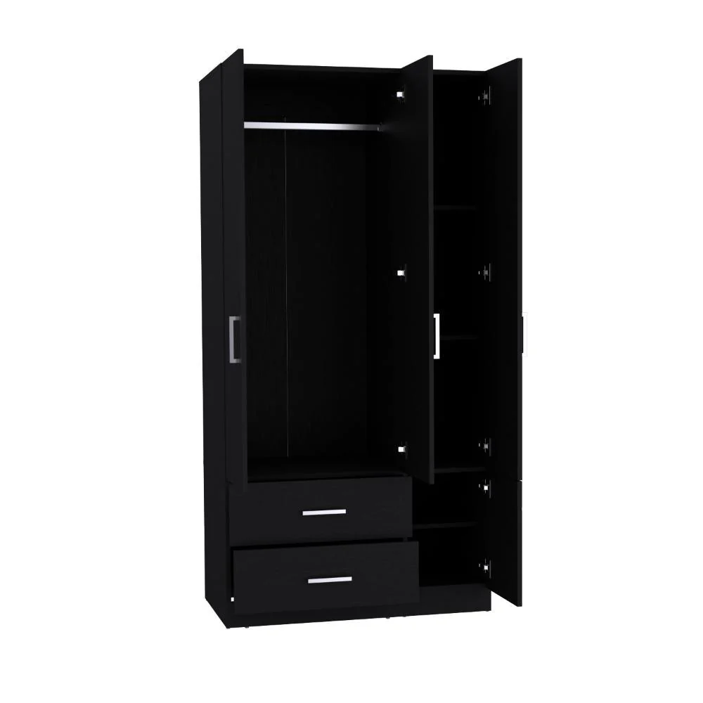 CLOSET CEBRES, WENGUE, CON CUATRO PUERTAS Y DOS CAJONES ZF - Image 3