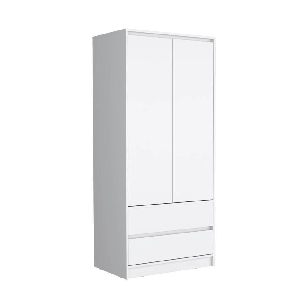 CLOSET CRUELLA, BLANCO, CON DOS PUERTAS ABATIBLES DEBE SER ANCLADO A LA PARED ZF - Image 3