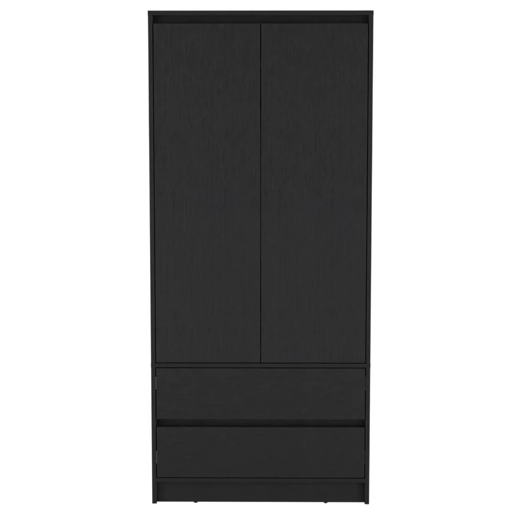CLOSET CRUELLA, NEGRO, CON DOS PUERTAS ABATIBLES DEBE SER ANCLADO A LA PARED ZF - Image 5