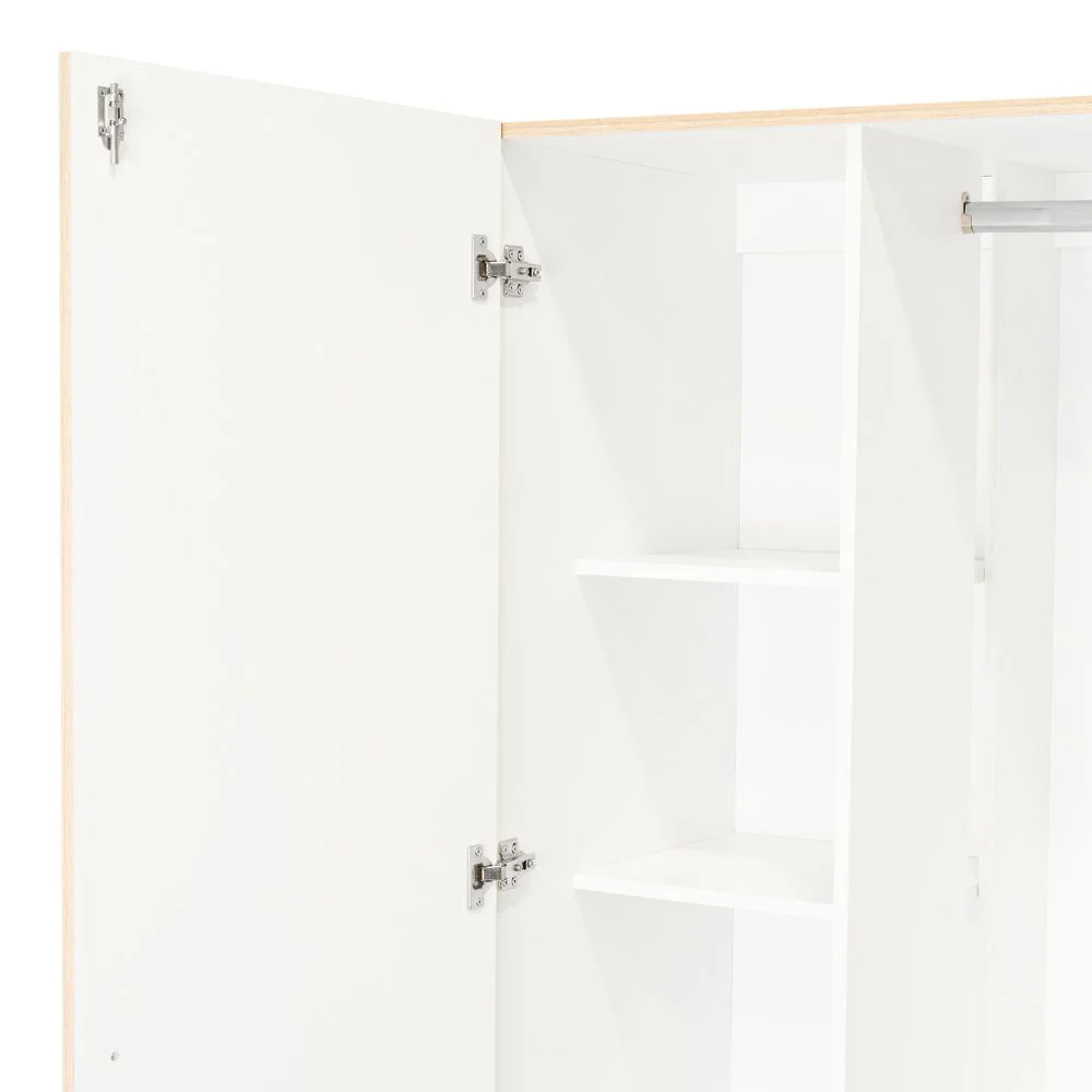 CLOSET DALLAS, BEIGE Y BLANCO, CON OCHO PUERTAS ABATIBLES Y DOS CAJONES ORGANIZADORES - Image 13
