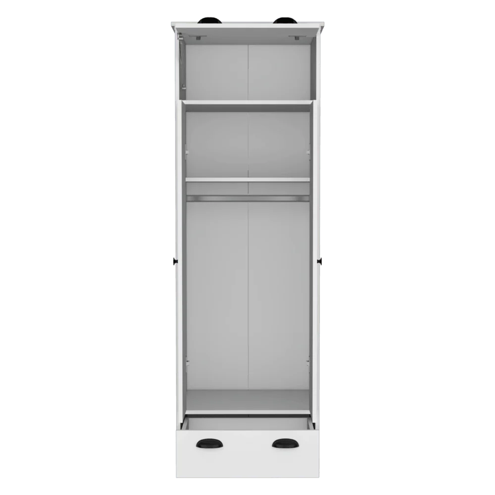 CLOSET DENIS, BLANCO DUQUEZA, CON DOS PUERTAS BATIENTES Y DOS CAJONES ZF - Image 5