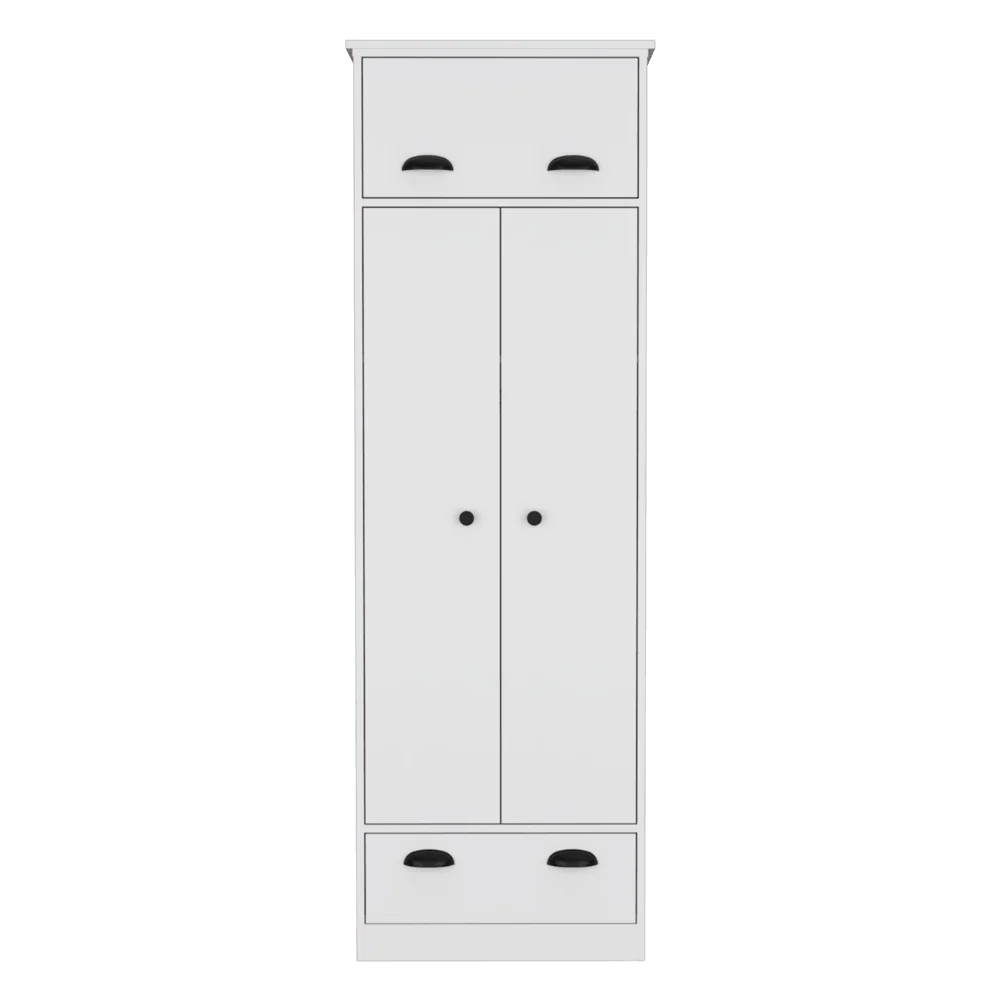 CLOSET DENIS, BLANCO DUQUEZA, CON DOS PUERTAS BATIENTES Y DOS CAJONES ZF - Image 6