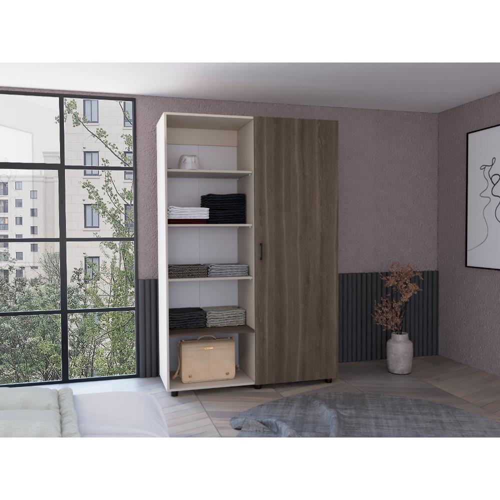 CLOSET ECO, CAPRI Y MILÁN, PEQUEÑO CON AMPLIOS ESPACIOS PARA GUARDAR ROPA
