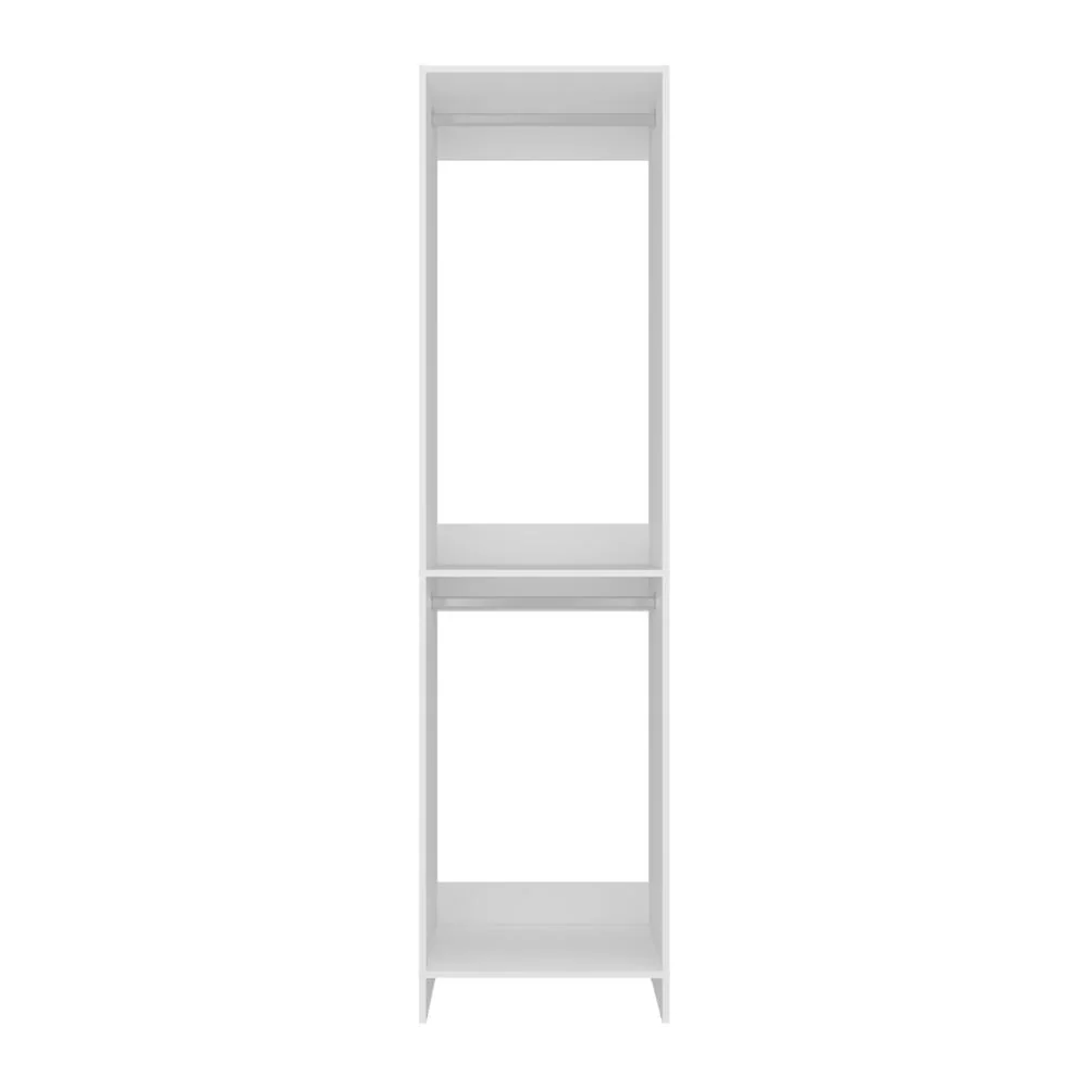 Closet Eco, Kronos Blanco, Con un entrepaño amplio para organizar ropa, sin puertas ZF - Image 5