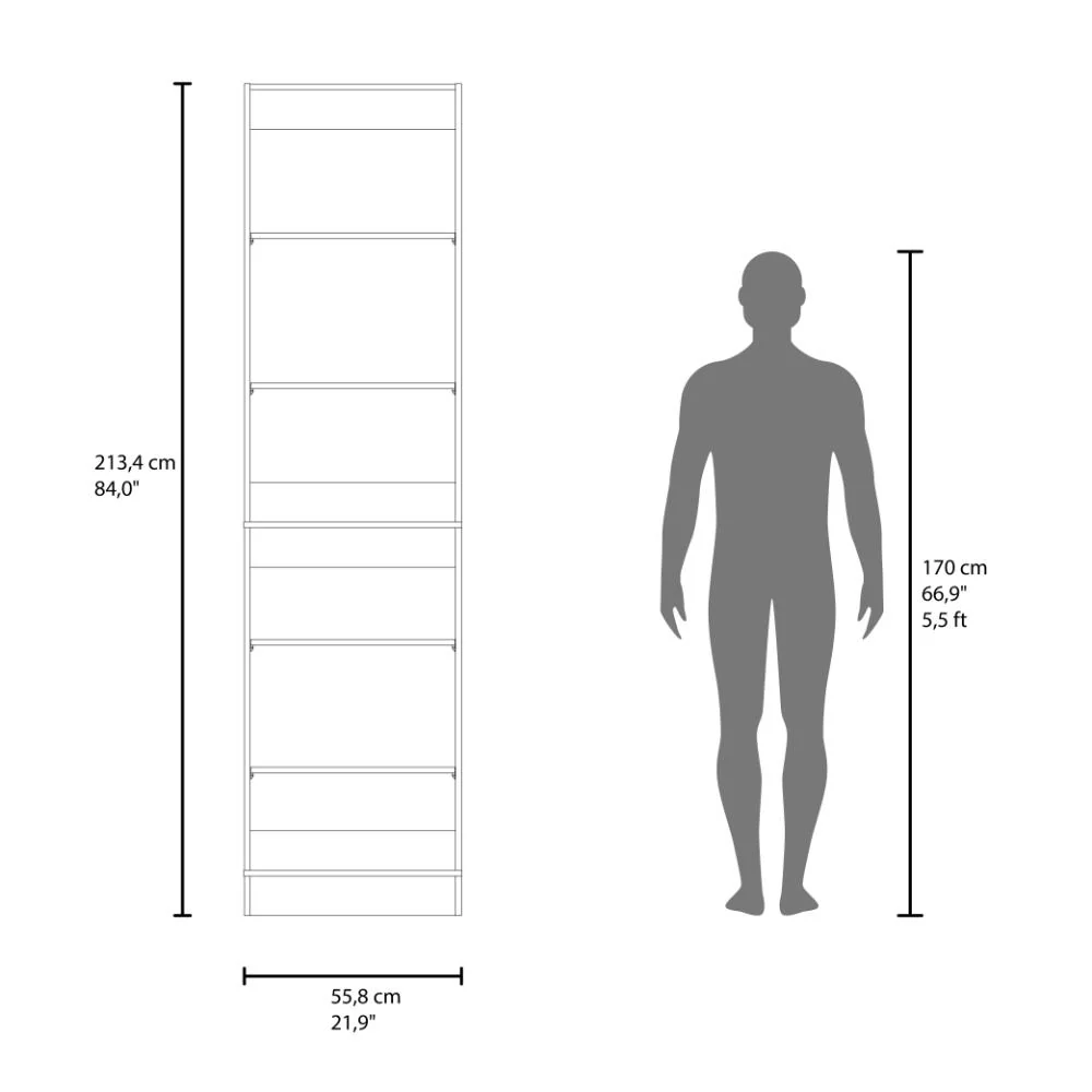 Closet Eco, Kronos Blanco, Con variedad de entrepaños, sin puertas ZF - Image 7