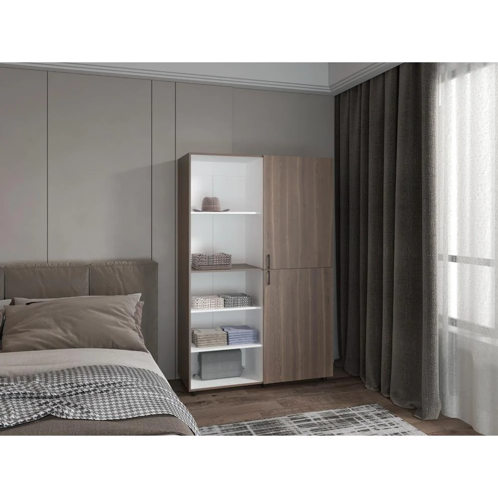 CLOSET ECONO, MILAN Y BLANCO DUQUEZA, PEQUEÑO CON AMPLIOS ESPACIOS PARA GUARDAR ROPA ZF - Image 3