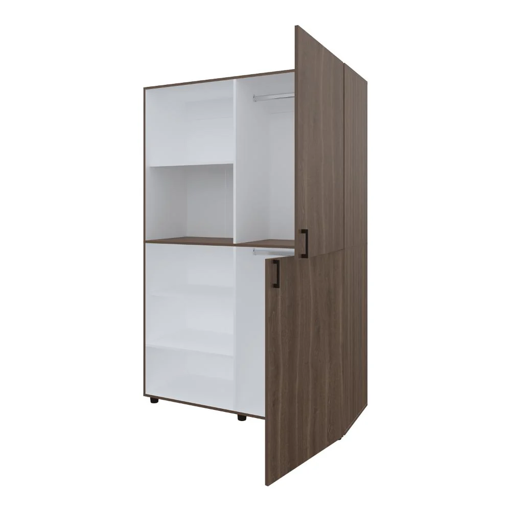 CLOSET ECONO, MILAN Y BLANCO DUQUEZA, PEQUEÑO CON AMPLIOS ESPACIOS PARA GUARDAR ROPA ZF - Image 7