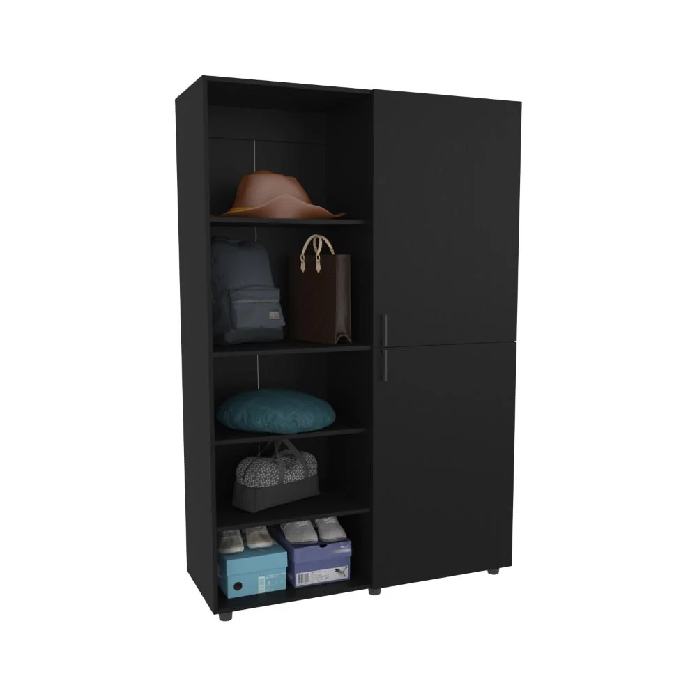 CLOSET ECONO, WENGUE, PEQUEÑO CON AMPLIOS ESPACIOS PARA GUARDAR ROPA ZF