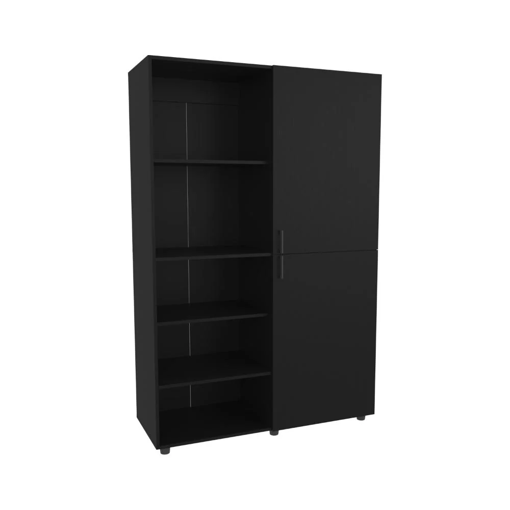 CLOSET ECONO, WENGUE, PEQUEÑO CON AMPLIOS ESPACIOS PARA GUARDAR ROPA ZF - Image 5