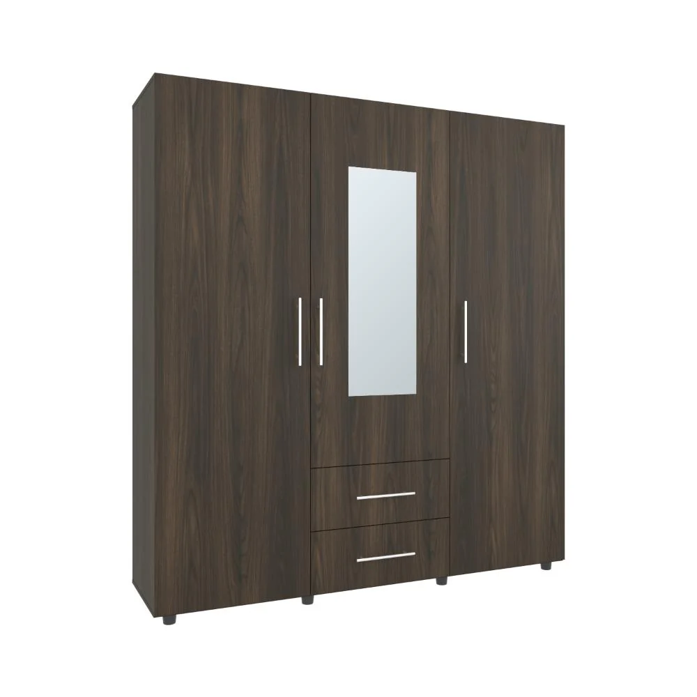 CLOSET GRAYS, NOGAL Y WENGUE, PUERTA CON ESPEJO