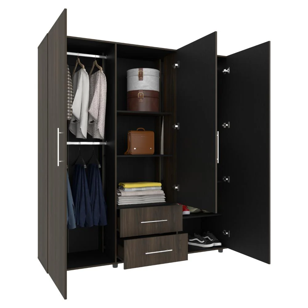 CLOSET GRAYS, NOGAL Y WENGUE, PUERTA CON ESPEJO - Image 2