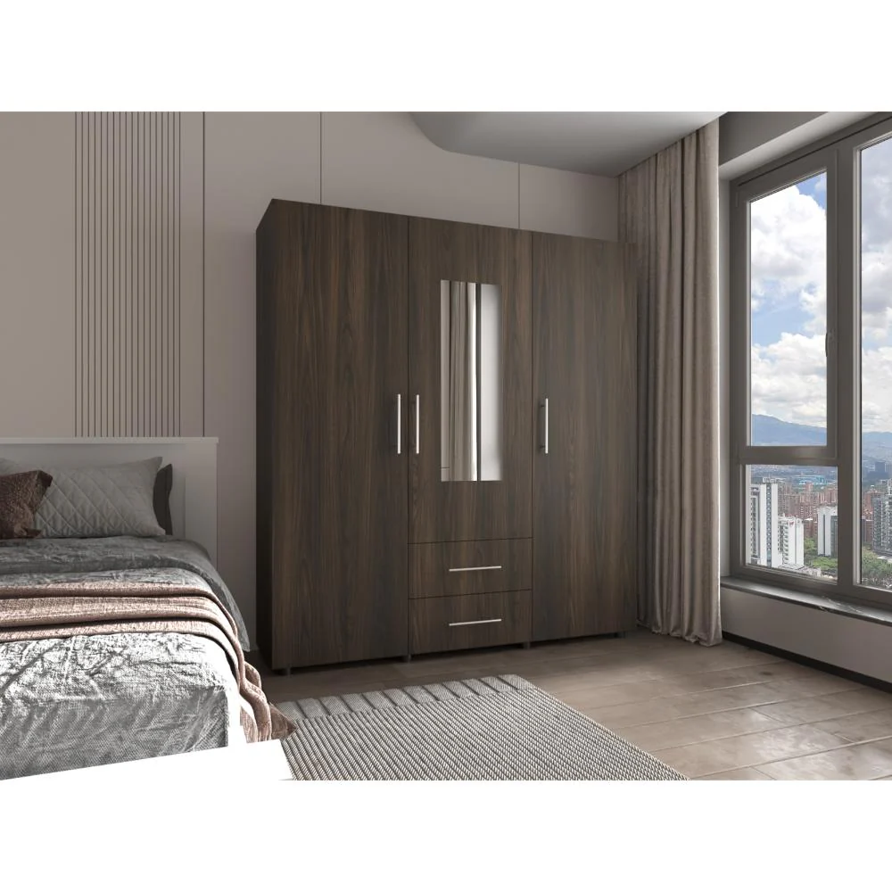 CLOSET GRAYS, NOGAL Y WENGUE, PUERTA CON ESPEJO - Image 5