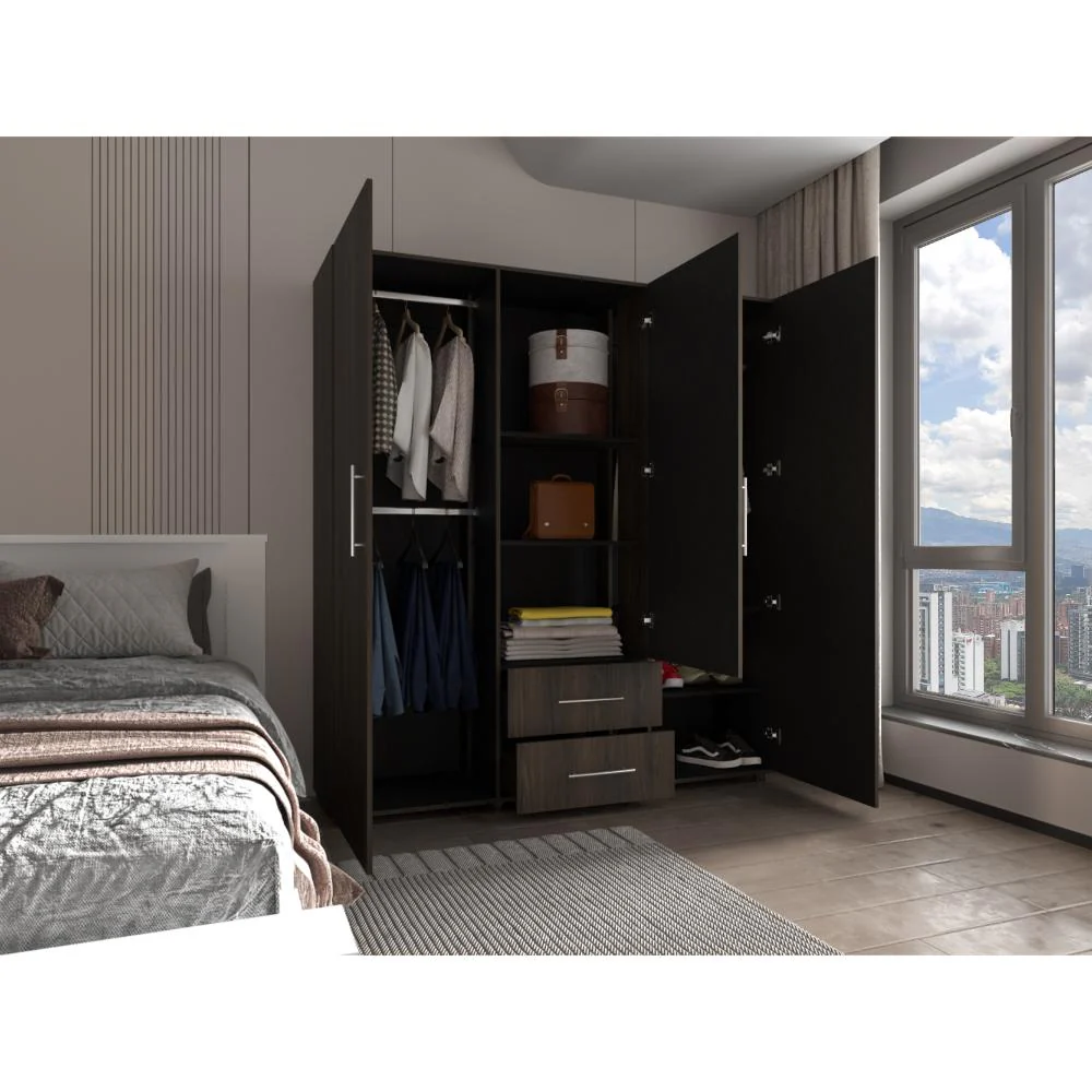 CLOSET GRAYS, NOGAL Y WENGUE, PUERTA CON ESPEJO - Image 6