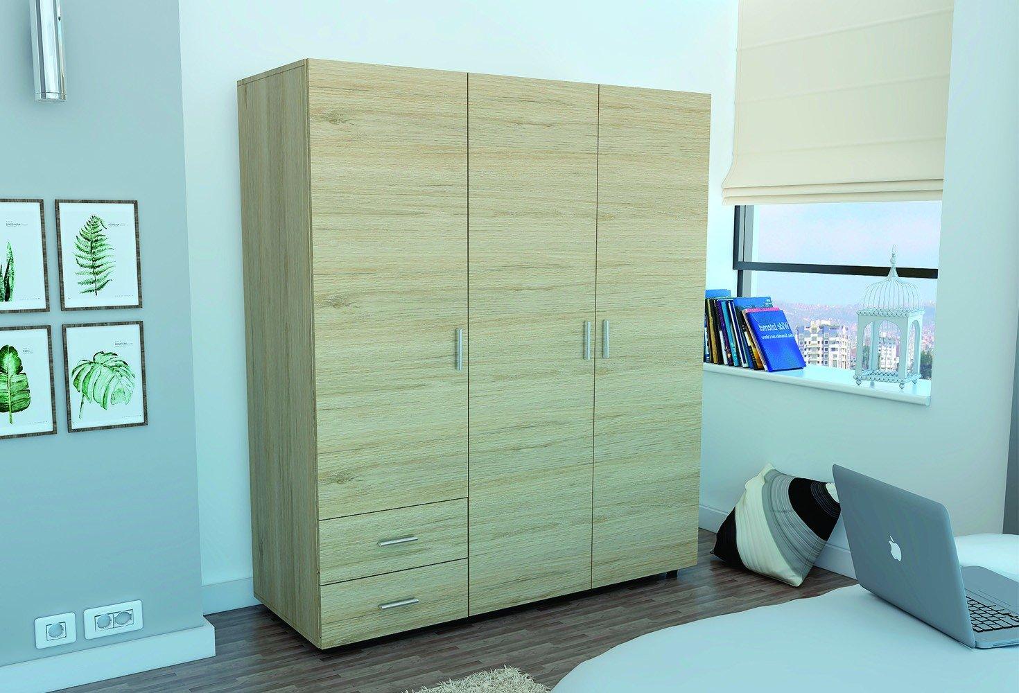 CLOSET LIGHT, BEIGE Y BLANCO, CON DOS CAJONES ORGANIZADORES Y DOS ENTREPAÑOS PARA ZAPATOS - Image 3