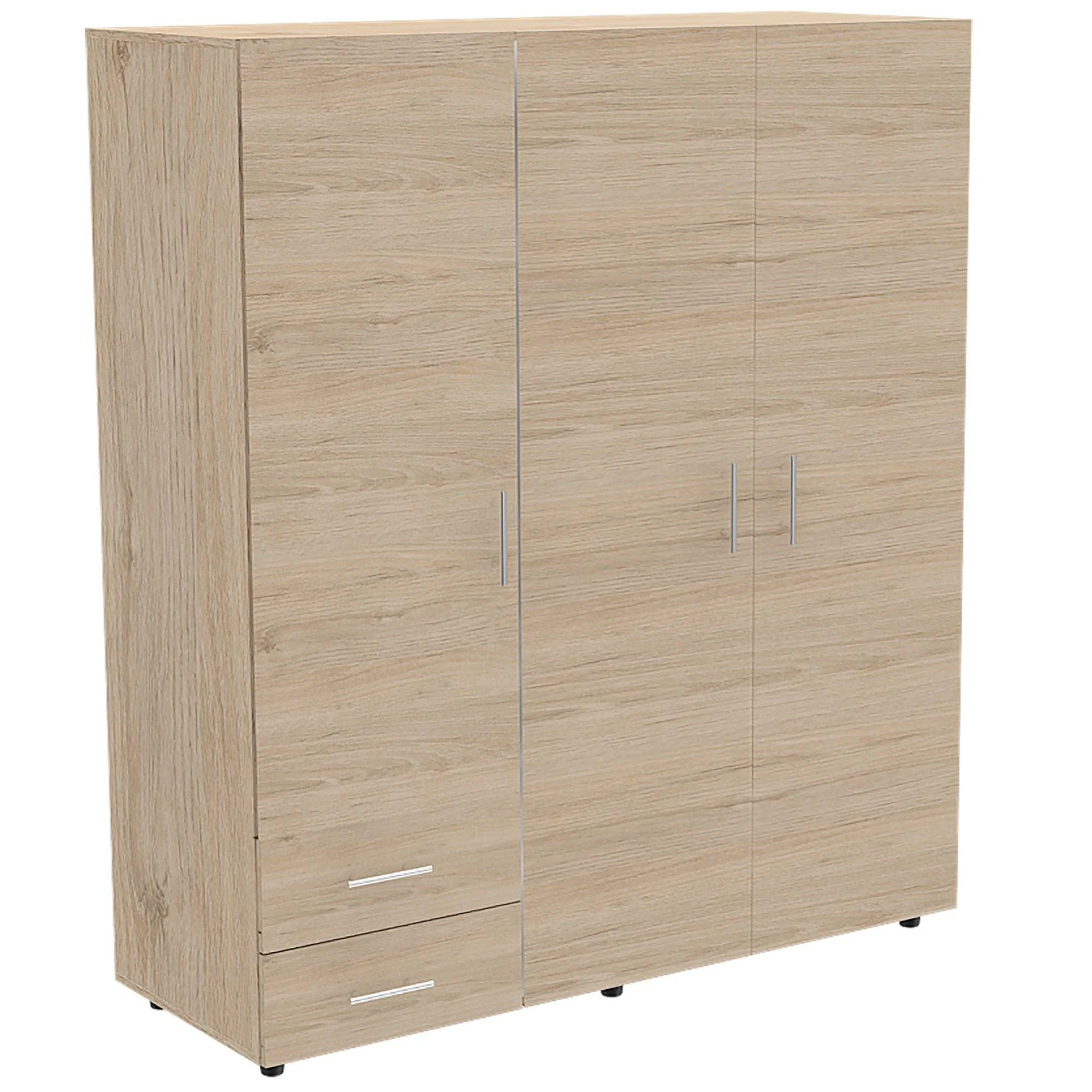 CLOSET LIGHT, BEIGE Y BLANCO, CON DOS CAJONES ORGANIZADORES Y DOS ENTREPAÑOS PARA ZAPATOS - Image 5