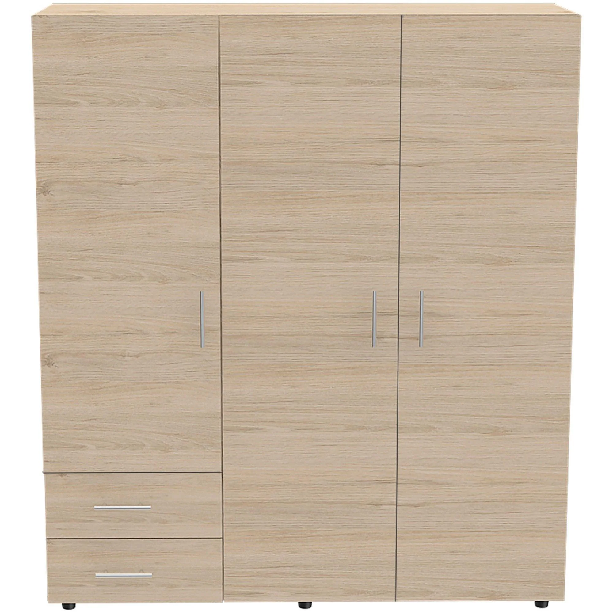 CLOSET LIGHT, BEIGE Y BLANCO, CON DOS CAJONES ORGANIZADORES Y DOS ENTREPAÑOS PARA ZAPATOS - Image 6