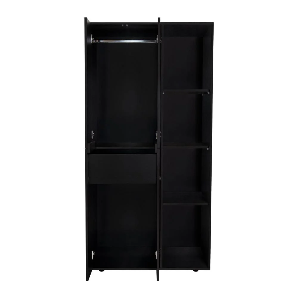 CLOSET MANDI, WENGUE, CON DOS TUBOS Y UN CAJON DESLIZABLE ZF - Image 10