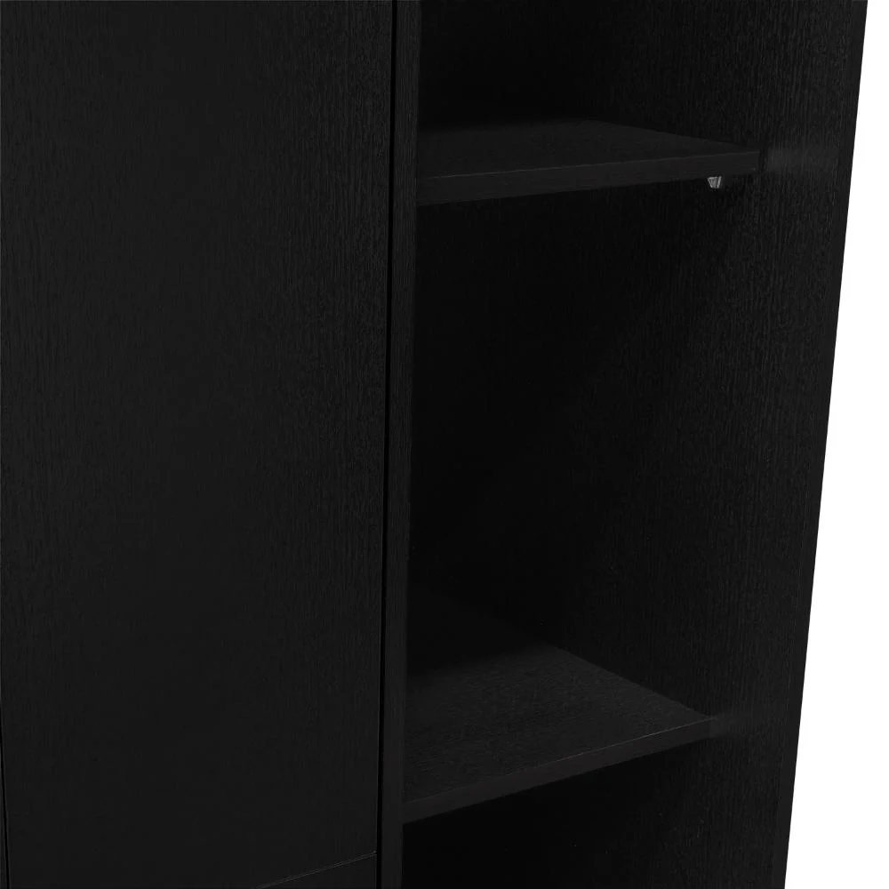 CLOSET MANDI, WENGUE, CON DOS TUBOS Y UN CAJON DESLIZABLE ZF - Image 12