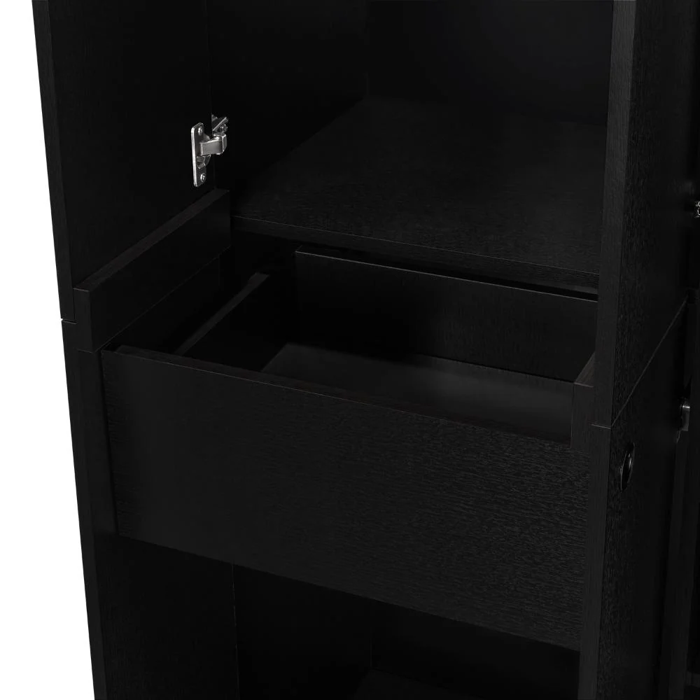CLOSET MANDI, WENGUE, CON DOS TUBOS Y UN CAJON DESLIZABLE ZF - Image 13