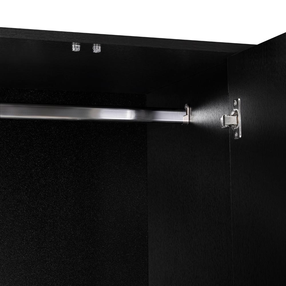 CLOSET MANDI, WENGUE, CON DOS TUBOS Y UN CAJON DESLIZABLE ZF - Image 14