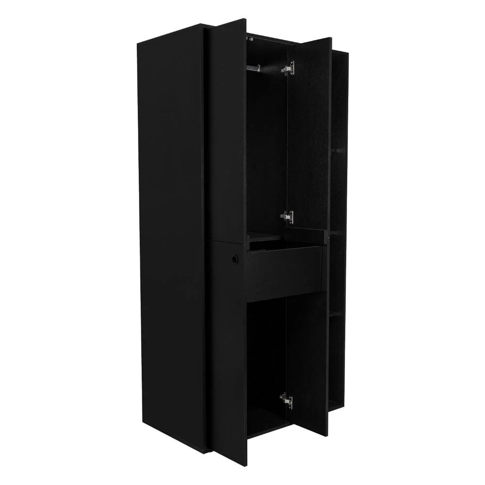 CLOSET MANDI, WENGUE, CON DOS TUBOS Y UN CAJON DESLIZABLE ZF - Image 8