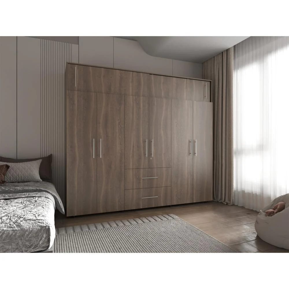 CLOSET MONTANO 230, MILAN Y WENGUE, DE DOS PUERTAS CORREDIZAS - Image 5