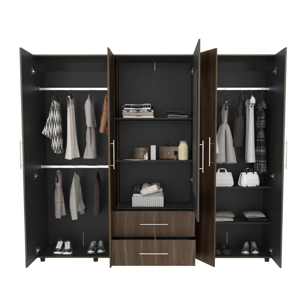 CLOSET MONTANO 230, MILAN Y WENGUE, CON ESPEJO - Image 2