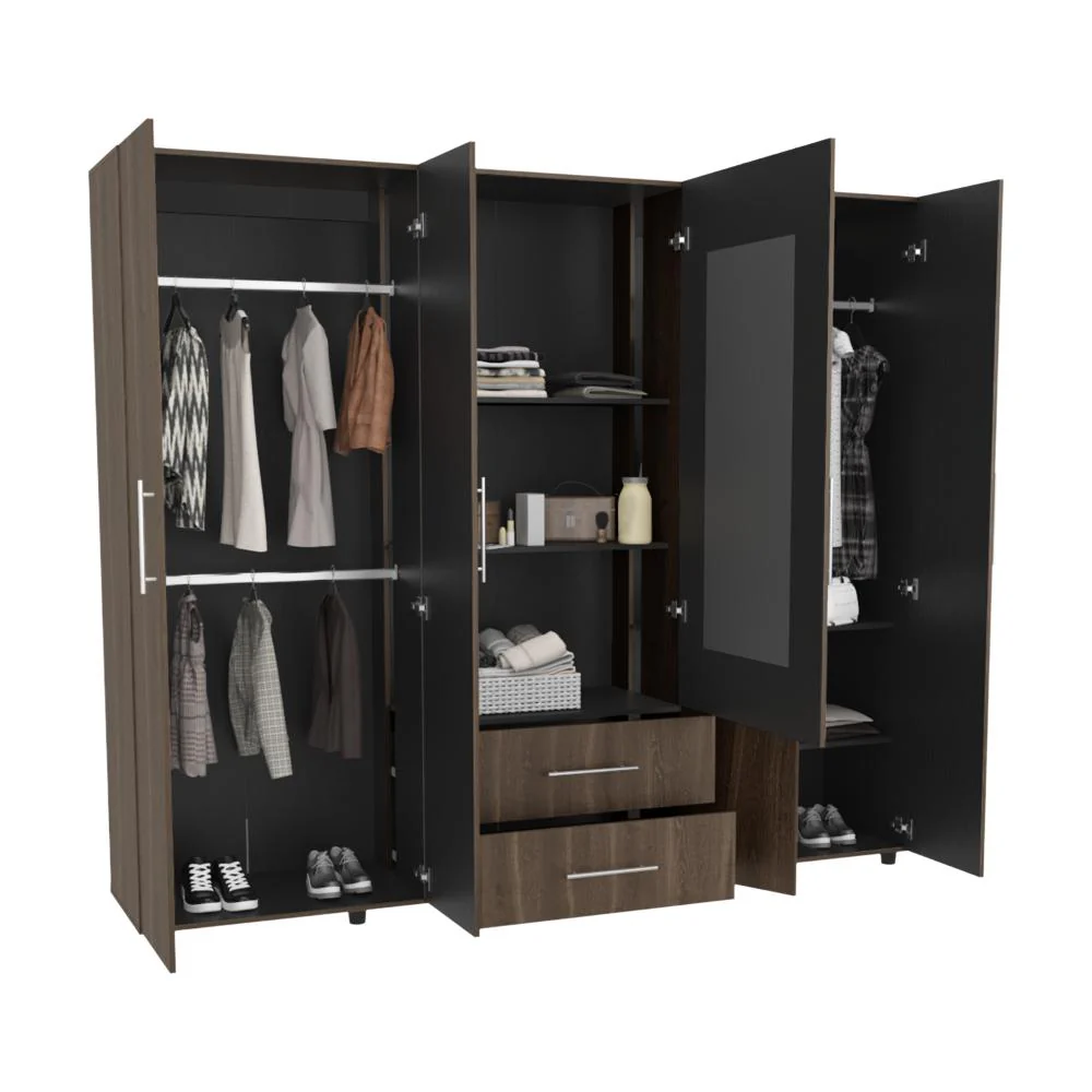 CLOSET MONTANO 230, MILAN Y WENGUE, CON ESPEJO - Image 4