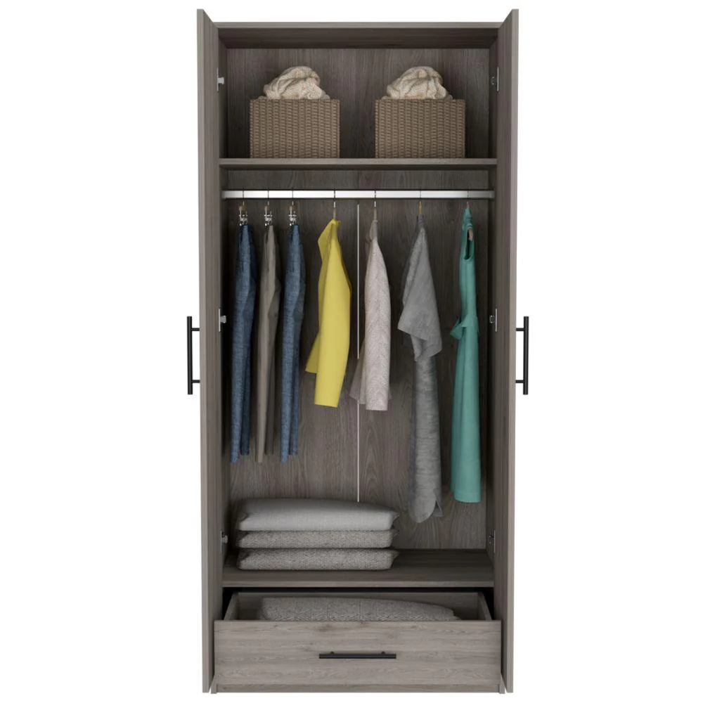 CLOSET OMAIRA, HUMO, CON ENTREPAÑOS Y  AMPLIOS CAJONES    ZF - Image 2