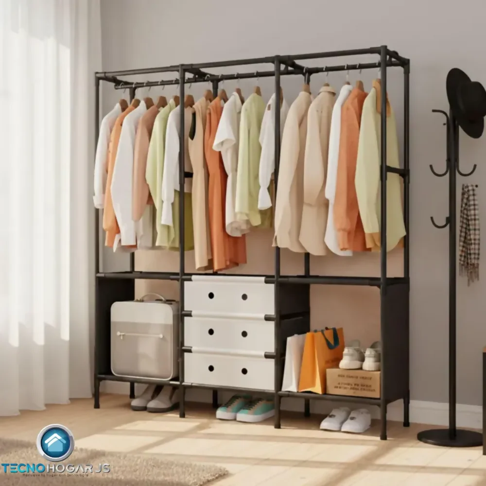 CLOSET ORGANIZADOR 3 ESPACIOS ZAPATERO ESTANTE - Image 4