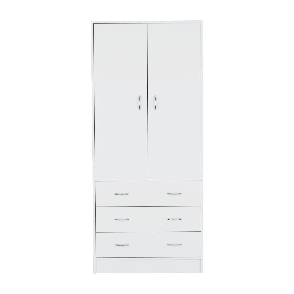 CLOSET PILIC, BLANCO DUQUEZA, TRES CAJONES CON GRAN CAPACIDAD DE ALMACENAMIENTO ZF - Image 4