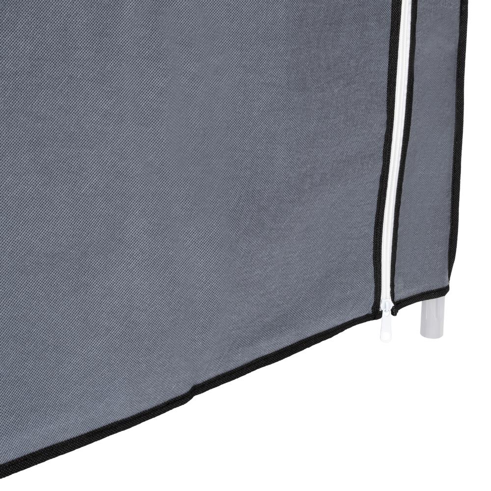 CLOSET PORTÁTIL JEANPOOL, GRIS, VARIEDAD DE ENTREPAÑOS EN TELA - Image 8