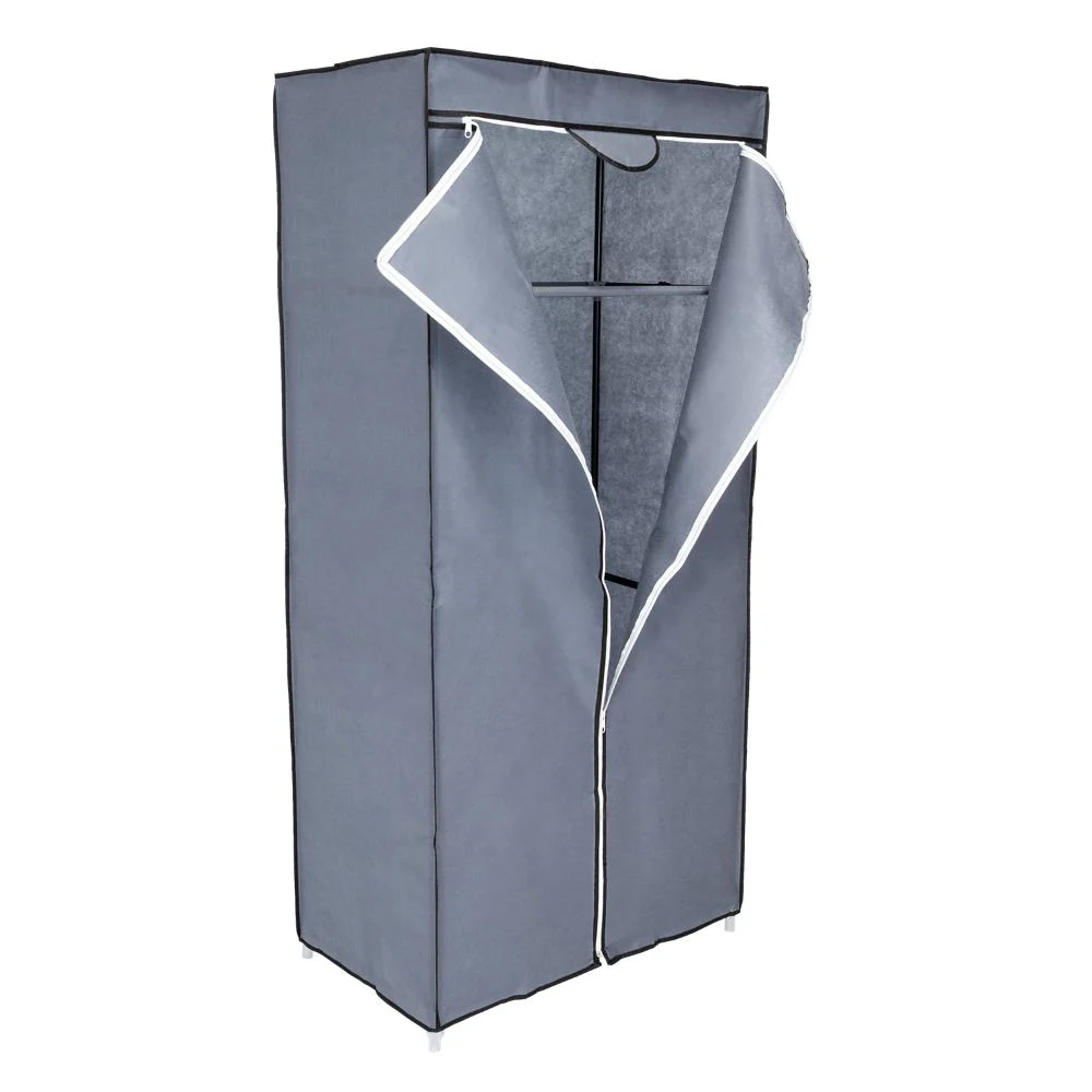 CLOSET PORTÁTIL JEASKEN, GRIS, VARIEDAD DE ENTREPAÑOS EN TELA - Image 4