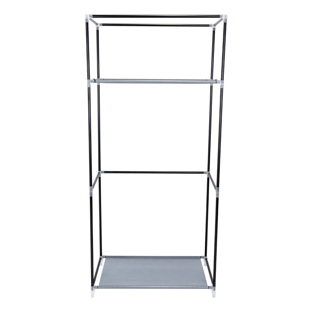 CLOSET PORTÁTIL JEASKEN, GRIS, VARIEDAD DE ENTREPAÑOS EN TELA - Image 7