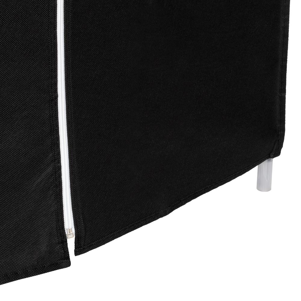 CLOSET PORTÁTIL JEASKEN, NEGRO, VARIEDAD DE ENTREPAÑOS EN TELA - Image 13