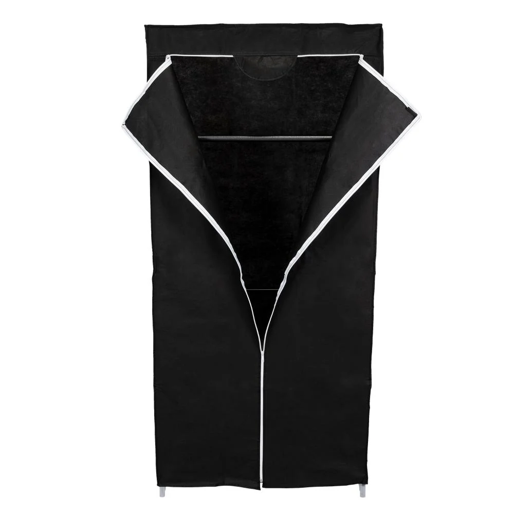 CLOSET PORTÁTIL JEASKEN, NEGRO, VARIEDAD DE ENTREPAÑOS EN TELA - Image 2